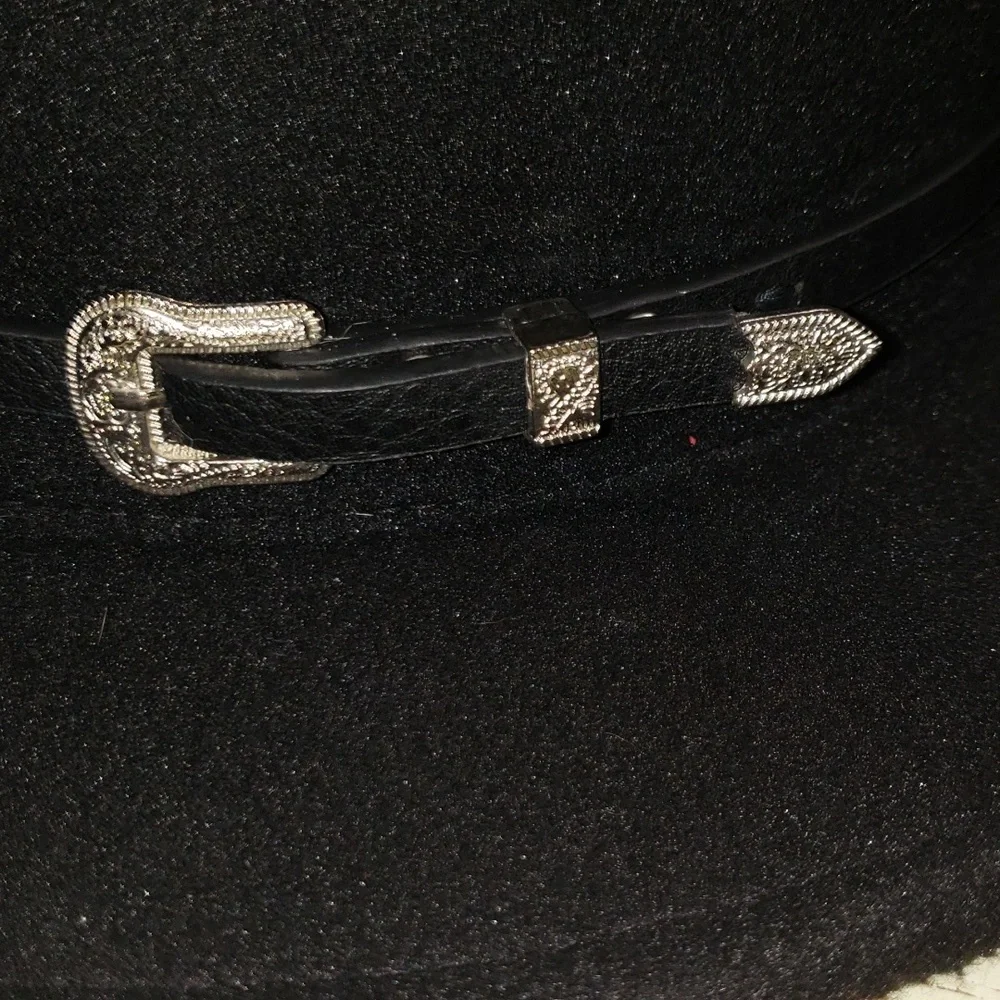 H&M Black Western Style Hat Size M - Picture 6 of 8